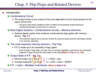 Chap. 5 Flip-Flops and Related Devices
