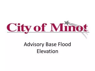 Advisory Base Flood Elevation
