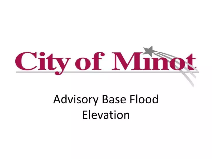 advisory base flood elevation