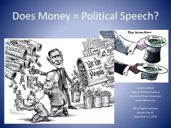 does money political speech