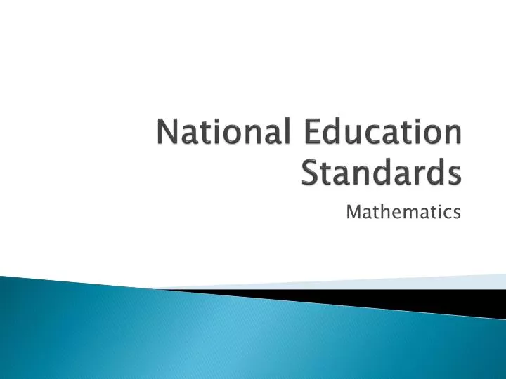 national education standards