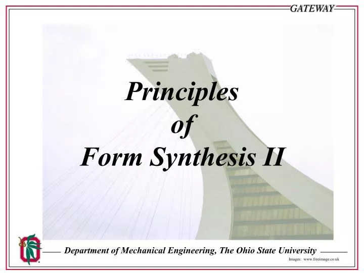 principles of form synthesis ii