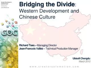Bridging the Divide : Western Development and Chinese Culture