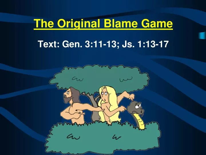 the original blame game text gen 3 11 13 js 1 13 17