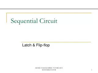 Sequential Circuit