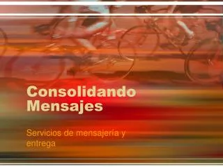 consolidando mensajes