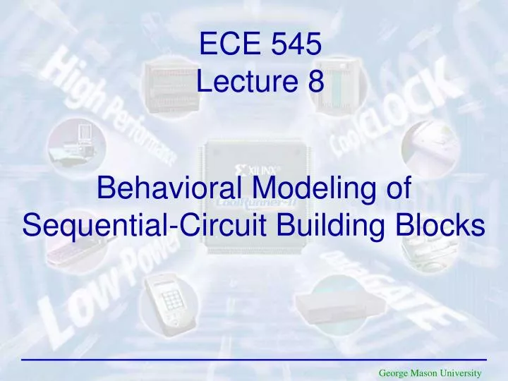 behavioral modeling of sequential circuit building blocks
