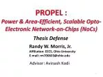 Advisor: Avinash Kodi - slide 1