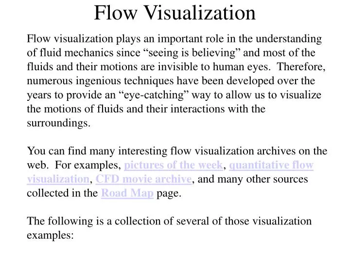 flow visualization