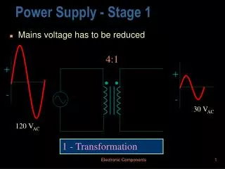Power Supply - Stage 1