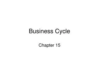 Business Cycle