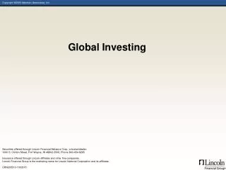 Global Investing
