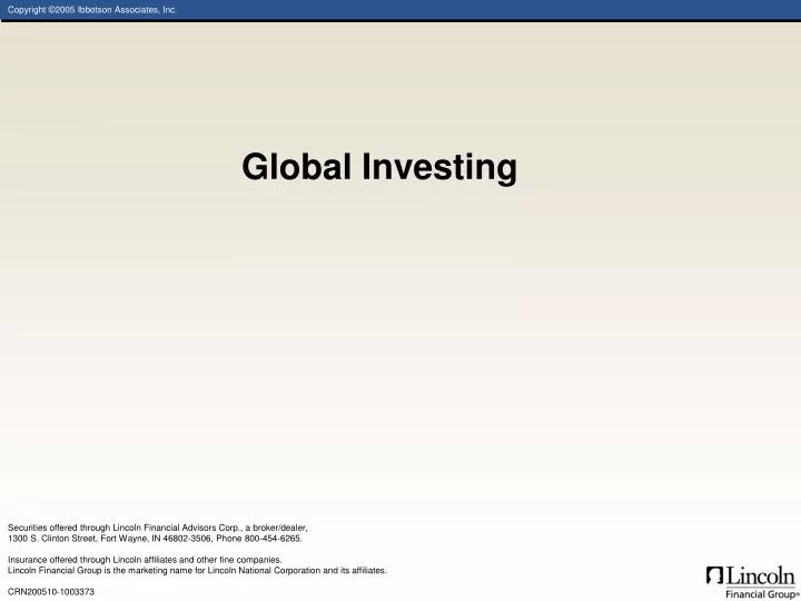 global investing