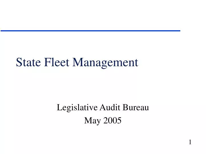 state fleet management