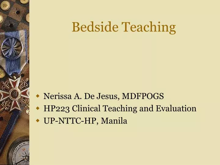 bedside teaching