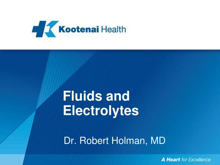 fluids and electrolytes