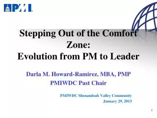 Stepping Out of the Comfort Zone: Evolution from PM to Leader