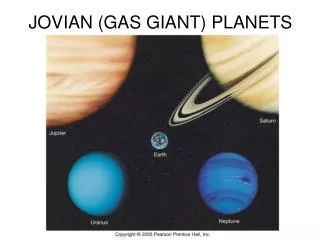 JOVIAN (GAS GIANT) PLANETS
