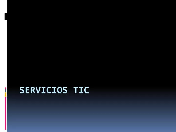 servicios tic