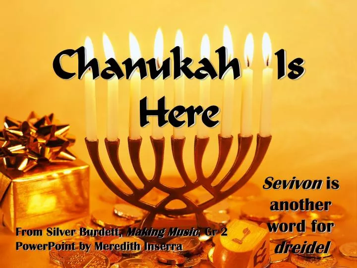chanukah is here