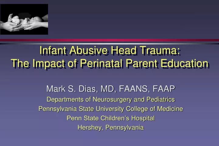 infant abusive head trauma the impact of perinatal parent education