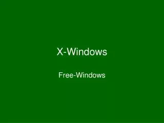 X-Windows