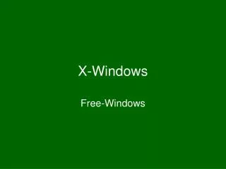 x windows