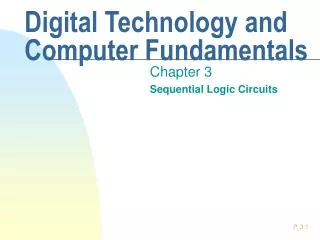 Digital Technology and Computer Fundamentals