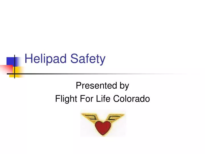 helipad safety