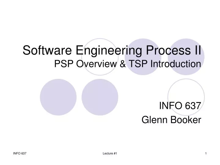 software engineering process ii psp overview tsp introduction