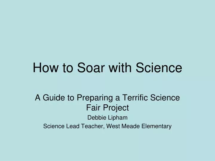 how to soar with science