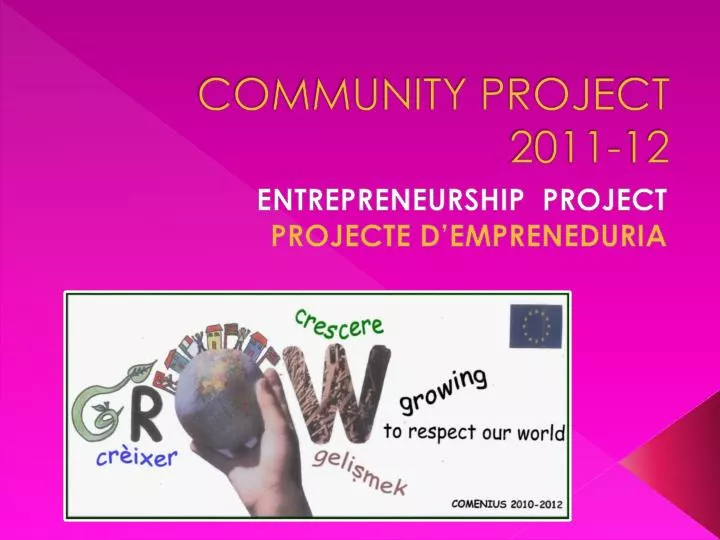 community project 2011 12