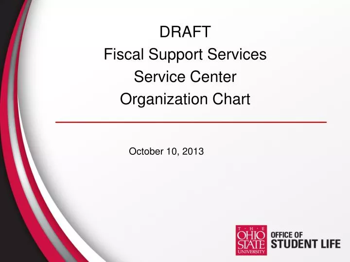 draft fiscal support services service center organization chart