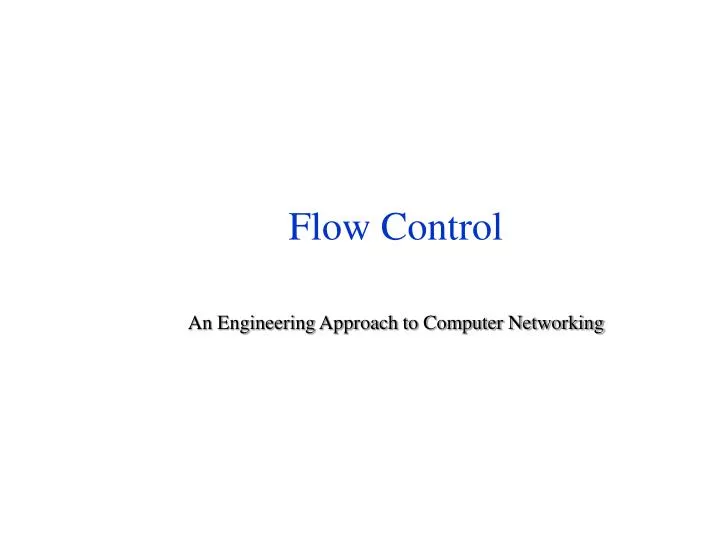 flow control