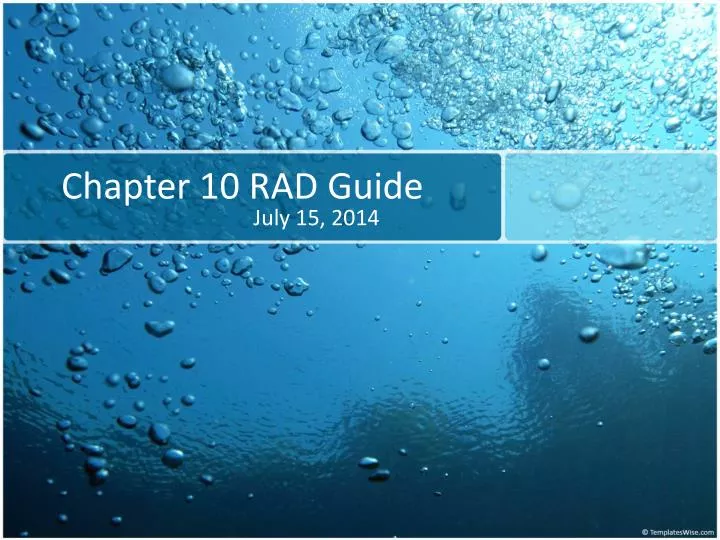 chapter 10 rad guide