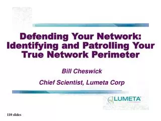 Defending Your Network: Identifying and Patrolling Your True Network Perimeter