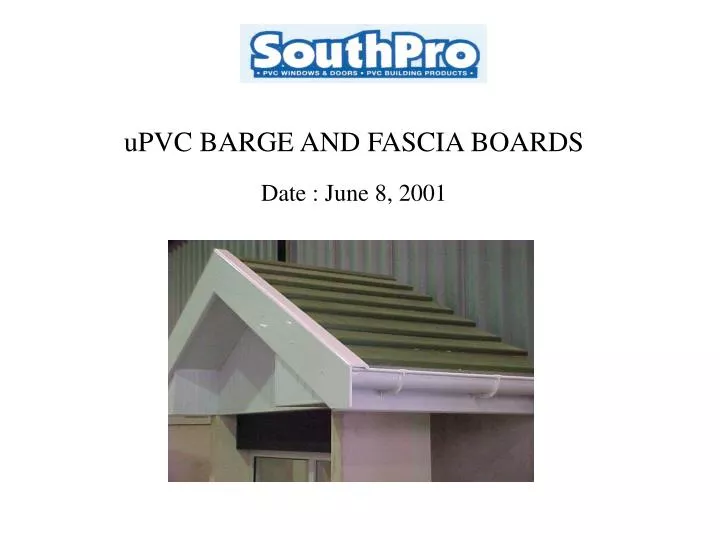 upvc barge and fascia boards