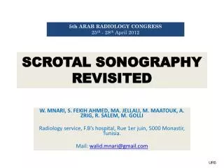 scrotal sonography revisited