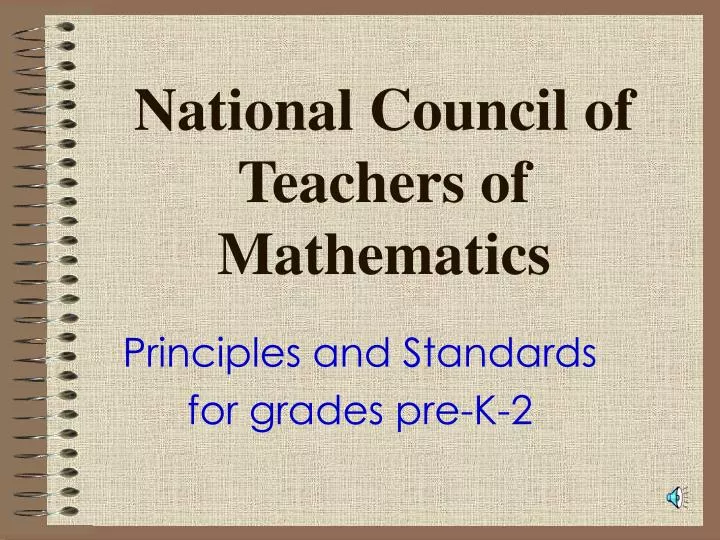 national council of teachers of mathematics