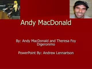 Andy MacDonald