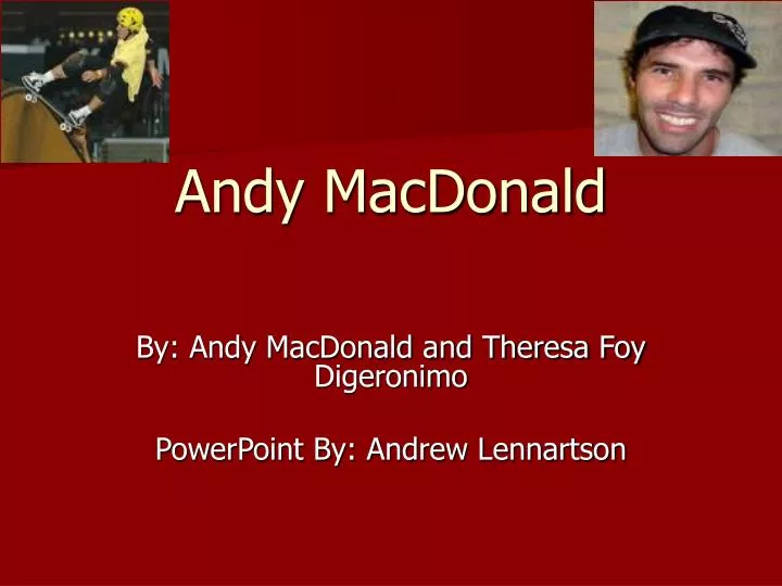 andy macdonald