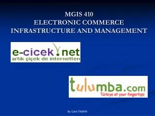MGIS 410 ELECTRONIC COMMERCE INFRASTRUCTURE AND MANAGEMENT