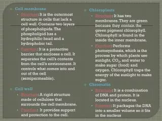 Cell membrane