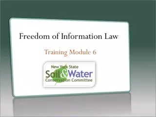 Freedom of Information Law