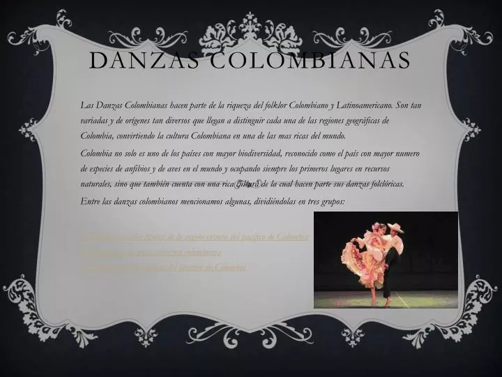 danzas colombianas