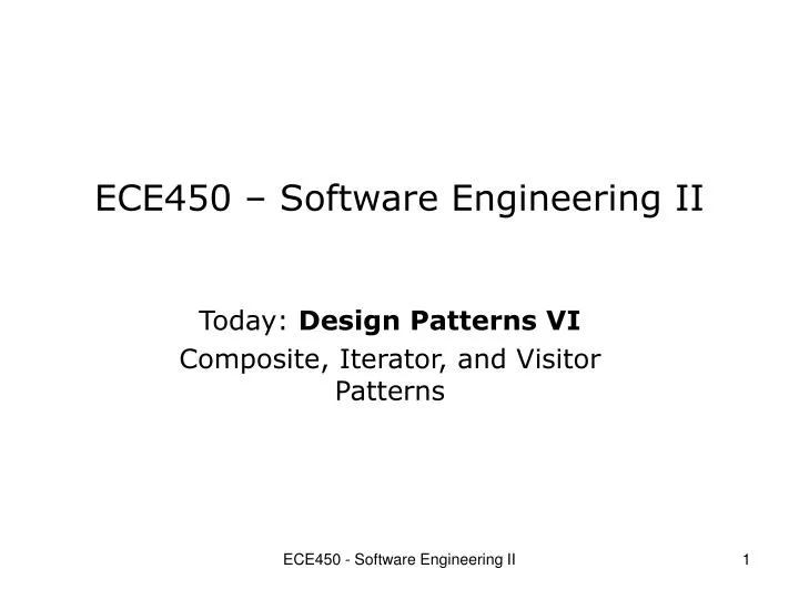 ece450 software engineering ii