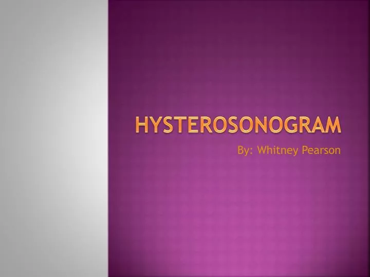 hysterosonogram
