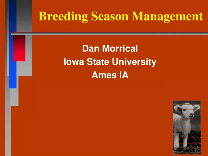 breeding season management