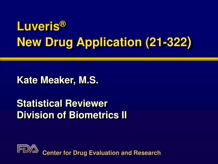 luveris new drug application 21 322