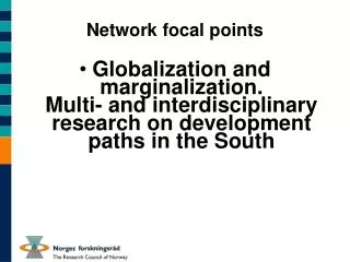 Network focal points